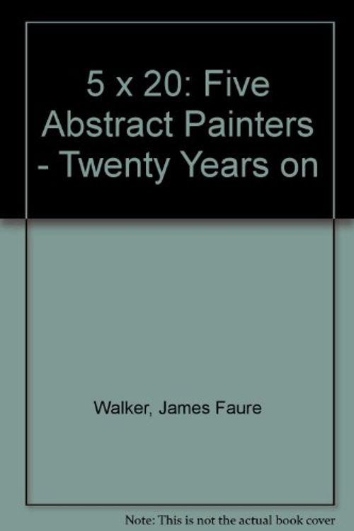 Cover Art for 9781899999101, 5 x 20 by James Faure Walker