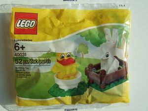 Cover Art for 0673419174121, Bunny and Chick Set 40031 by Lego