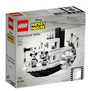 Cover Art for 5702016501995, Steamboat Willie Set 21317 by LEGO