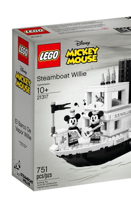 Cover Art for 5702016501995, Steamboat Willie Set 21317 by LEGO