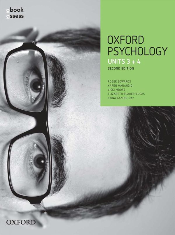 Cover Art for 9780195525755, Oxford VCE Psychology Units 3+4 Student Book + Obook by Edwards, Blaher Lucas, Marangio, Moore, Ganin Day