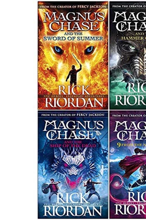 Cover Art for 9789123774050, Magnus Chase Series 4 books collection set (the sword of summer, hammer of thor, ship of the dead, 9 from the nine worlds [hardcover]) by Rick Riordan