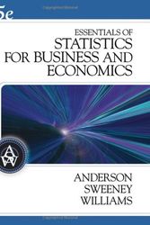 Cover Art for 9780324568608, Essentials of Statistics for Business and Economics by David R Anderson