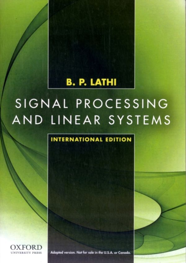 Cover Art for 9780195392579, Linear Systems and Signals by B. P. Lathi