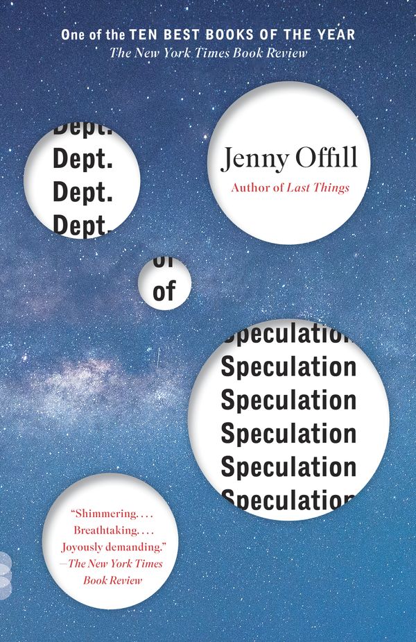 Cover Art for 9780345806871, Dept. of Speculation by Jenny Offill
