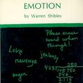 Cover Art for 9780912386195, Emotion: A Critical Analysis for Children (Teaching Young People to Be Critical) by Warren Shibles