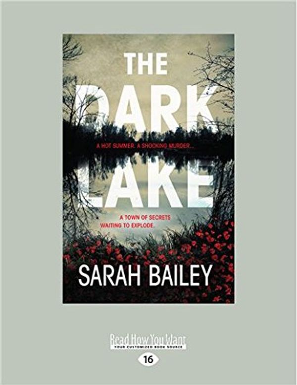 Cover Art for 9781525250057, The Dark Lake by Sarah Bailey