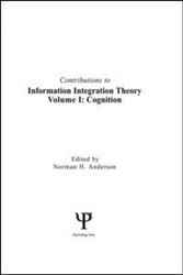 Cover Art for 9780805808360, Contributions to Information Integration Theory: Volume 1: Cognition by Anderson, Norman H.