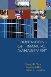 Cover Art for 9780077262037, Foundations of Financial Management by Stanley B. Block