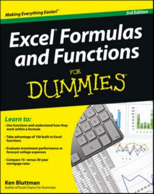 Cover Art for 9781118460849, Excel Formulas and Functions For Dummies by Ken Bluttman