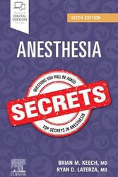 Cover Art for 9780323640152, Anesthesia Secrets by Brian M. Keech