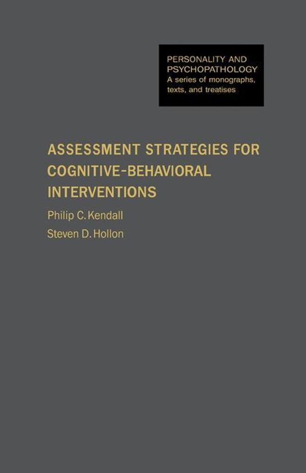 Cover Art for 9781483277714, Assessment Strategies for Cognitive-Behavioral Interventions by Kendall, Philip C.