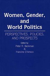 Cover Art for 9780897893060, Women, Gender and World Politics by Peter R. Beckman