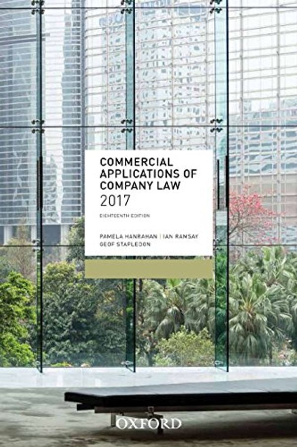 Cover Art for 9780190308476, Commercial Applications of Company Law 2017 by Pamela Hanrahan