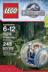 Cover Art for 0673419234412, Dilophosaurus Ambush Set 75916 by LEGO