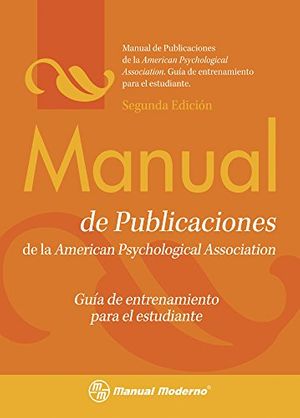 Cover Art for 9786074480566, Manual de Publicaciones de la American Psychological Association by American Psychological Association