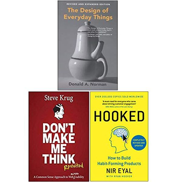 Cover Art for 9789123942596, The Design of Everyday Things, Don't Make Me Think Revisited, Hooked [Hardcover] 3 Books Collection Set by Donald A. Norman, Steve Krug, Nir Eyal