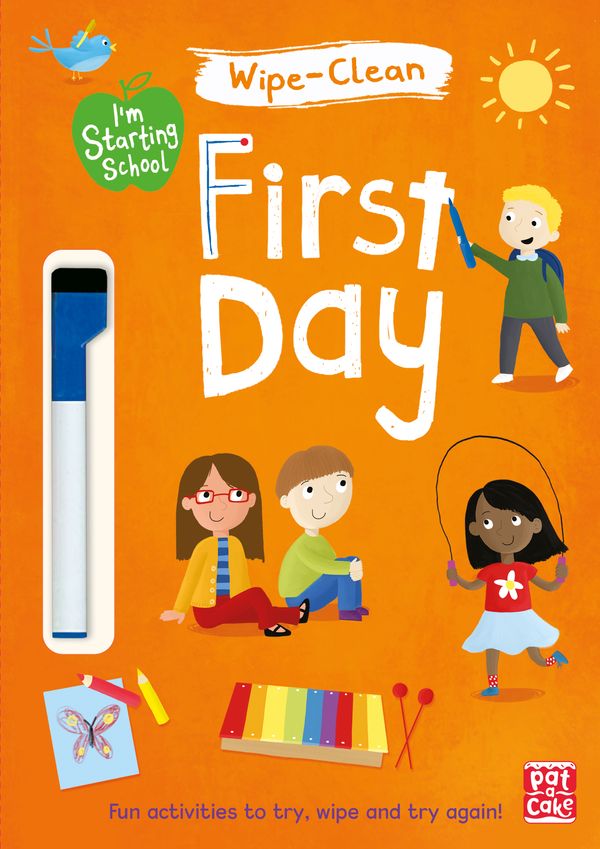Cover Art for 9781526380142, I'm Starting School: First Day: Wipe-clean book with pen by Becky Down
