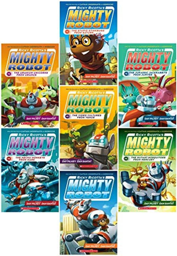 Cover Art for B00XP0W83O, Ricky Ricotta's Mighty Robot Book Set (7 Volumes) by Dav Pilkey