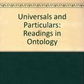 Cover Art for 9780268019099, Universals and Particulars by Michael J. Loux