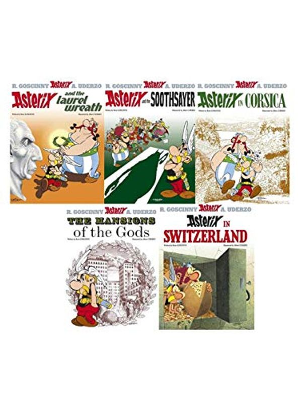 Cover Art for 9789526530888, Asterix the Gaul Series 4 Collection 5 Books Set (16-20) (Asterix in Switzerland, The Mansions of The Gods, Asterix and the Laurel Wreath, Asterix and the Soothsayer, Asterix in Corsica) by Rene Goscinny