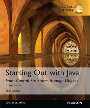 Cover Art for 9781292110653, Starting Out with Java: From Control Structures Through Objects by Tony Gaddis