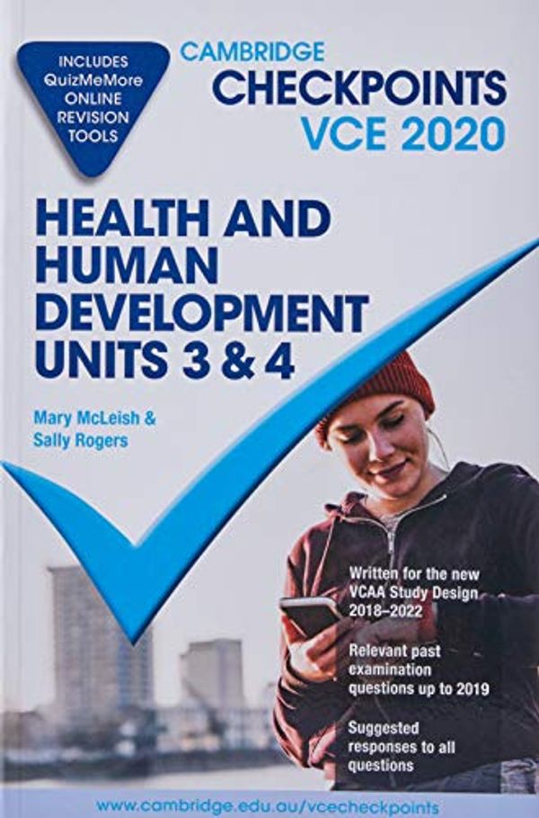Cover Art for 9781108862073, Cambridge Checkpoints VCE Health and Human Development Units 3&4 2020 by Mary McLeish, Sally Rogers
