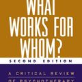 Cover Art for 9781572306509, What Works for Whom? by Anthony Roth, Peter Fonagy