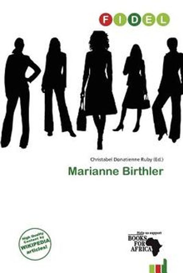 Cover Art for 9786139536818, Marianne Birthler: by Editor: Donatienne Ruby, Christabel