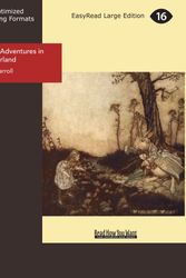 Cover Art for 9781425041878, Alice's Adventures in Wonderland [EasyRead Large Edition] by Lewis Carroll