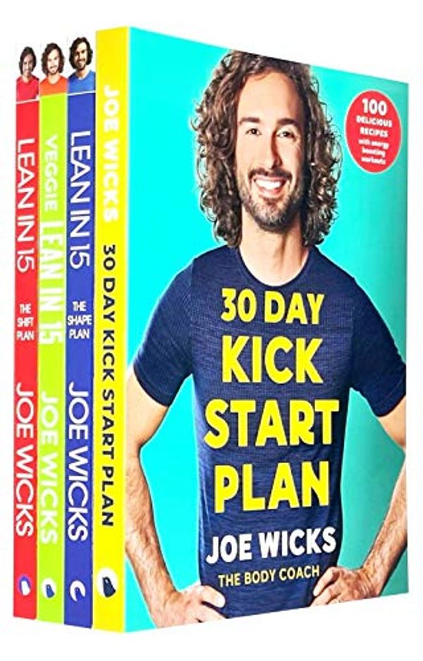Cover Art for 9789124083793, Joe Wicks Collection 4 Books Set (30 Day Kick Start Plan, The Shape Plan, Veggie Lean in 15, The Shift Plan) by Joe Wicks