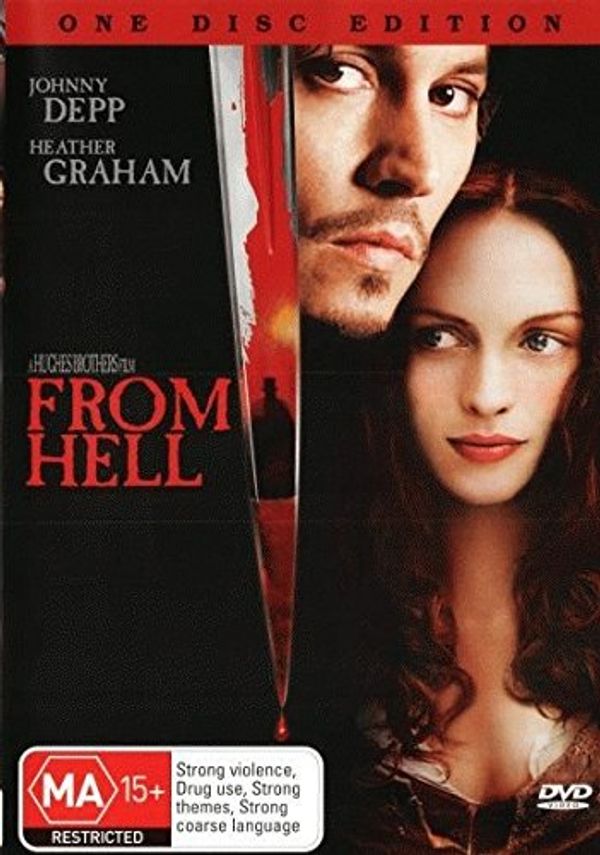 Cover Art for 9321337056661, From Hell - One Disc Edition by Katrin Cartlidge,Ian Richardson,Robbie Coltrane,Jason Flemyng,Heather Graham