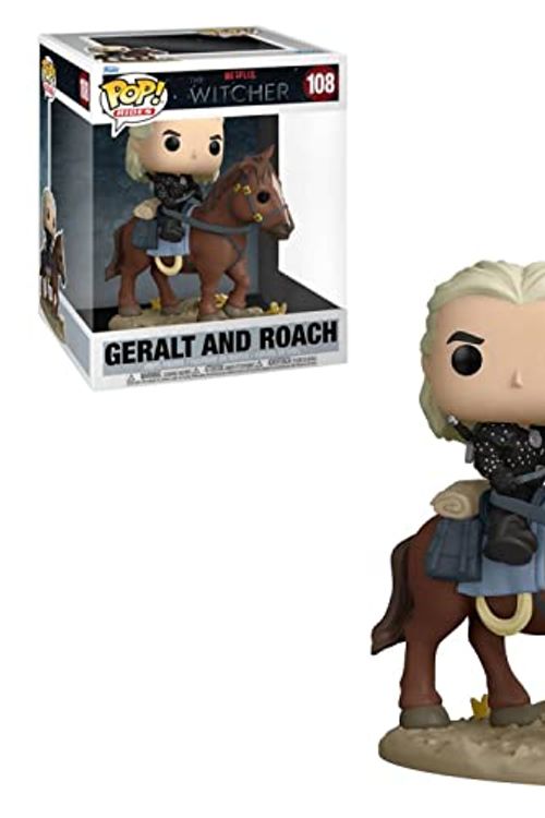 Cover Art for B09T291VYN, Pop! Ride Deluxe: Witcher - Geralt and Roach Exclusive Pop Vinyl Figure by Unknown