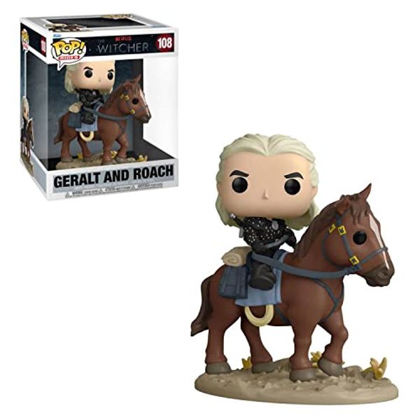 Cover Art for B09T291VYN, Pop! Ride Deluxe: Witcher - Geralt and Roach Exclusive Pop Vinyl Figure by Unknown