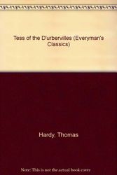 Cover Art for 9780460010566, Tess of the D'Urbervilles by Thomas Hardy
