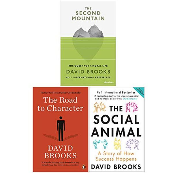 Cover Art for 9789123797554, David Brooks Collection 2 Books Set (The Second Mountain [Hardcover], The Road to Character, The Social Animal) by David Brooks