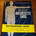 Cover Art for 9780470269473, Architects' Data by Ernst Neufert, John Thackara