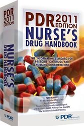 Cover Art for 9781563637827, PDR Nurse's Drug Handbook 2011 by Pdr (Physicians′ Desk Reference) Staff