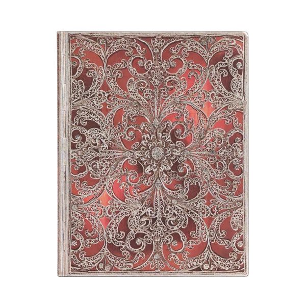 Cover Art for 9781439794029, Silver Filigree Collection, Garnet, Ultra Unlined Flexi: Flexi softcover, 100 gsm, ribbon marker, memento pouch, elastic closure by Paperblanks