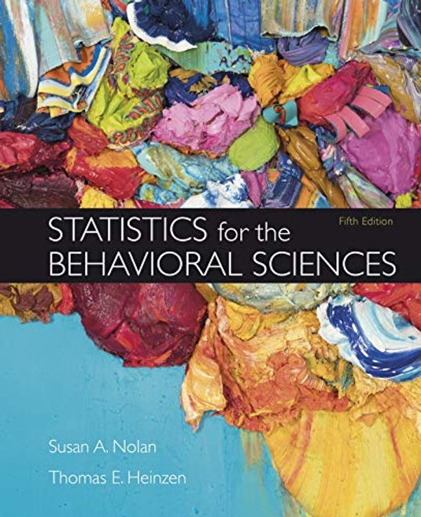 Cover Art for 9781319190743, Statistics for the Behavioral Sciences by Susan A. Nolan