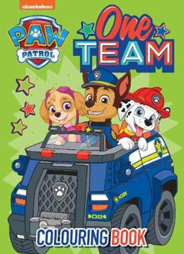 Cover Art for 9780655201571, Paw Patrol One Team Colouring Book by Lake Press