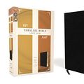 Cover Art for 0025986446697, KJV, Amplified, Parallel Bible, Large Print, Bonded Leather, Black, Red Letter Edition: Two Bible Versions Together for Study and Comparison by Zondervan