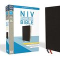 Cover Art for 0025986448608, NIV, Thinline Bible, Giant Print, Bonded Leather, Black, Indexed, Red Letter Edition by Zondervan