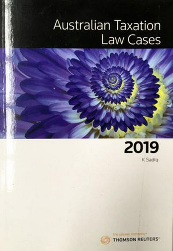 Cover Art for 9780455241784, Australian Taxation Law Cases 2019 by Unknown