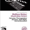 Cover Art for 9786138021636, Matthew Walker (Australian Actor) by Norton Fausto Garfield