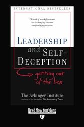 Cover Art for 9781427087843, Leadership and Self-deception by Arbinger Institute