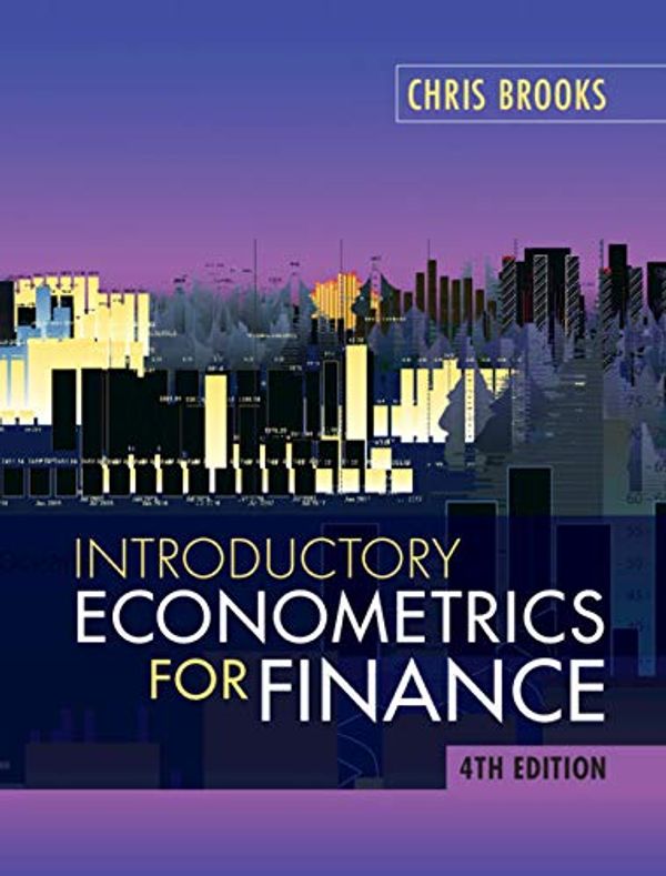 Cover Art for B07NZ7WZ9H, Introductory Econometrics for Finance by Chris Brooks