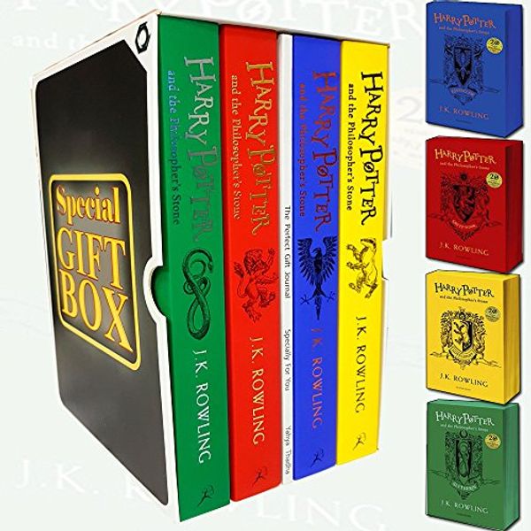 Cover Art for 9789123597925, J.K. Rowling Harry Potter and the Philosopher's Stone Collection 4 Books Gift Wrapped Slipcase Specially For You (Gryffindor, Slytherin, Hufflepuff, Ravenclaw) by J.k. Rowling
