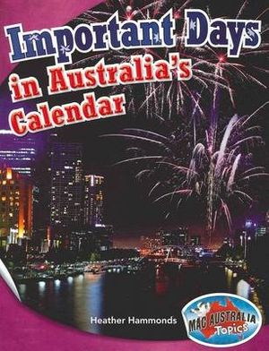 Cover Art for 9781420276497, Culture Upper: Important Days in the Australian Calendar by MEA