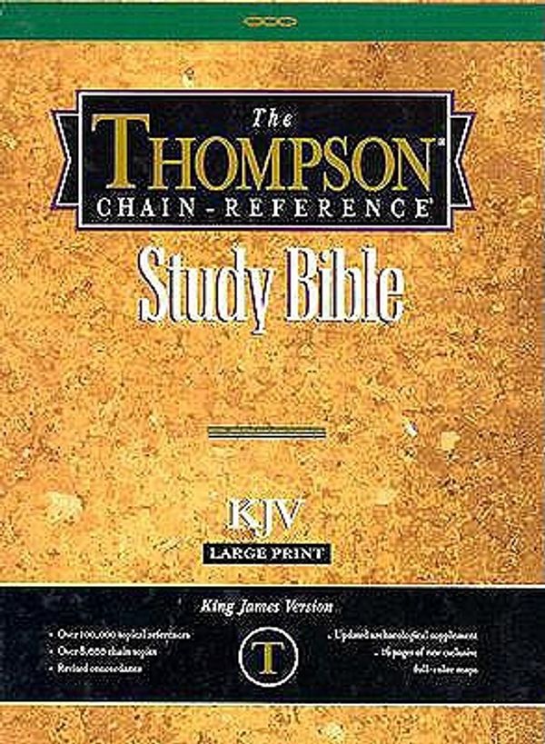 Cover Art for 9780887073465, Thompson Chain-Reference Bible-KJV-Large Print by Frank Charles Thompson